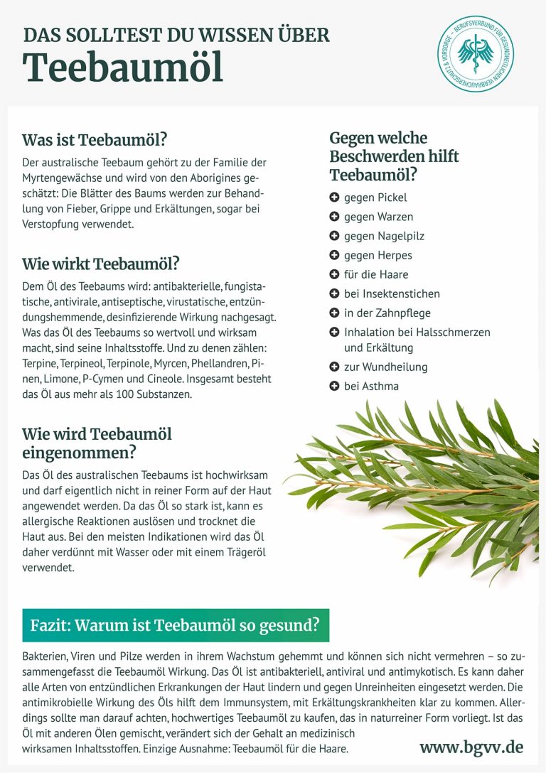 ️ ️ Teebaumöl - Jahrtausend alter Alleskönner für die Haut