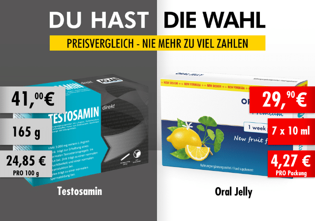 Testosamin im Vergleich