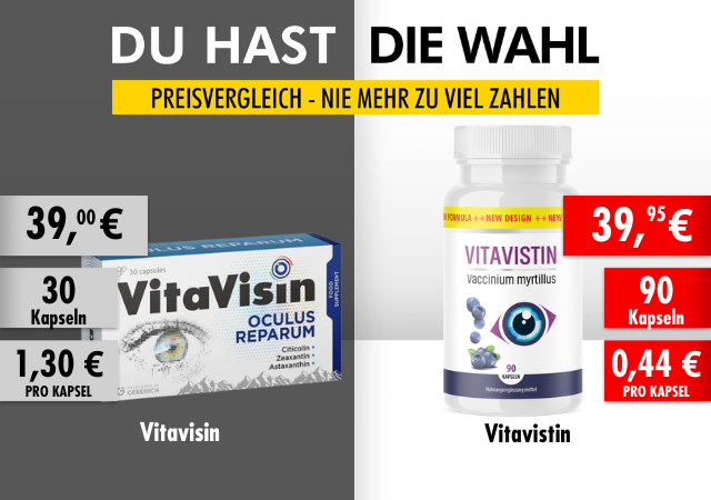 Vitavistin im Vergleich